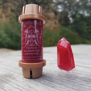 NEW Disney Star Wars Galaxy's Edge Darth Vader Force Guidance Red Kyber Crystal